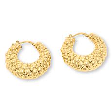 Bellezza Bronze Electroform Bubble Hoop Earrings