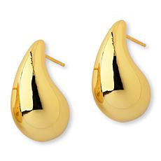 Bellezza Bronze Polished Small Teardrop Earrings