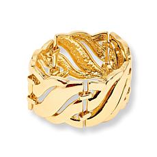 Bellezza Bronze Wave Pattern Bracelet