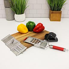 BergHOFF 6pc Multi Slicer Pro Mandoline in Red