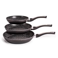 BergHOFF Essentials 3-piece Nonstick Hard Anodized Frying Pan Set