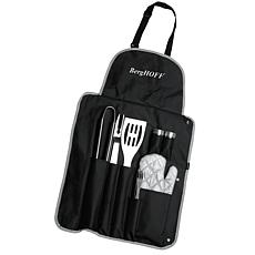 BergHOFF Essentials 9-piece 18/10 SS BBQ Set/Wrap, Cubo