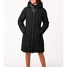 Bernardo Stretch Heavy Puffer With Shiny Hood