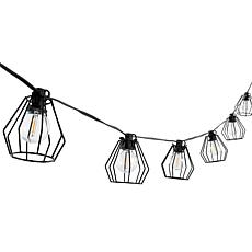 Bowne 10 Light 120" Black Outdoor String Light