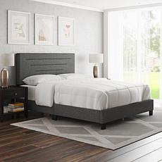 Boyd Sleep Coroba Upholstered 4-Slat Bed Frame, Queen