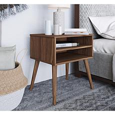 Boyd Sleep Ragusa Mid-Century Modern Two Shelf Nightstand