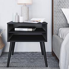 Boyd Sleep Ragusa Mid-Century Modern Two Shelf Nightstand