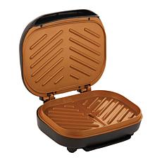 BrentwoodAppliances Nonstick Indoor Electric Copper Grill/Panini Press