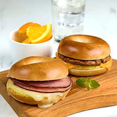 Brooklyn Food 12-count Plain Bagel Sandwich Combo Pack