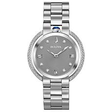 Bulova Women's Rubaiyat Diamond Stainless Steel Bracelet Watch