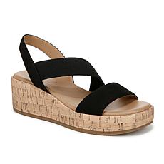 BZees® LifeStride Odette Cork Wedge Sandals