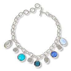 C Wonder 18" Simulated Gem Dangle Necklace