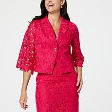 C Wonder by Christian Siriano Textured Lace Jacket