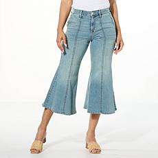 C Wonder Cropped Flare Leg Jean