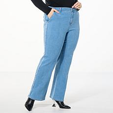 C Wonder Runway Frayed Denim Bootcut Jean