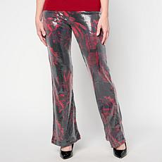 C Wonder Runway Sequin Slim Flare Pant