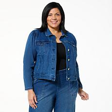 C Wonder Wonder Stretch Puff-Shoulder Jacket