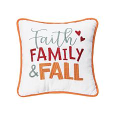 C&F Home "Faith, Family & Fall" Pillow