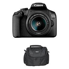 Canon EOS 2000D/Rebel T7 Camera & EF-S 18-55mm IS II Lens Bundle