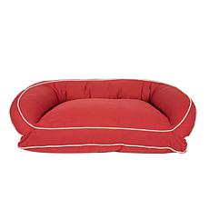 Carolina Pet Lg/XL Classic Canvas Bolster Bed with Memory Foam