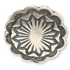 Chaco Canyon Sterling Silver All-Metal Concho Ring
