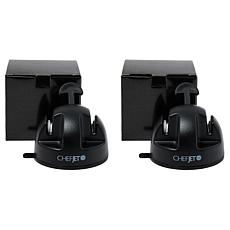 Chef Jet Tila 2-pack Two-Stage Knife Sharpeners in Gift Boxes