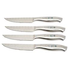 Chef Jet Tila 4-pack Stainless Steel Steak Knives in Gift Box