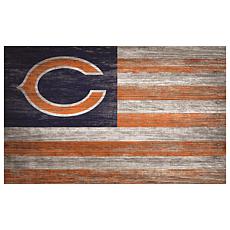 Chicago Bears Distressed Flag 11x19