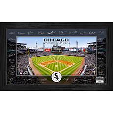 Chicago White Sox Framed 2025 Signature Field Team Roster