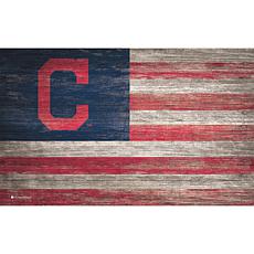 Cleveland Indians Distressed Flag 11x19 