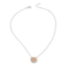 Colleen Lopez Champagne Diamond & White Sapphire Pendant with Chain