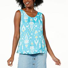 Colleen Lopez Reversible Knit Print Tank