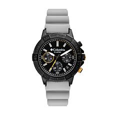 Columbia "Peak Patrol" Men's Black Dial Gray Silicone Strap Watch