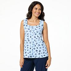 Comfort Code Ribbed Square Neck Tank
