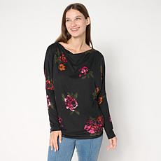Comfort Code So Soft Sweater Knit Draped Tunic