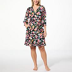 Comfort Code Soft & Light Wrap Robe with Ruffle Hem