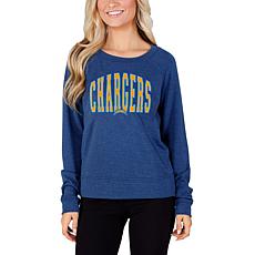 Concept Sports Mainstream Ladies Knit Long Sleeve Top - Chargers