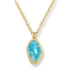 Connie Craig Carroll Jewelry Gemstone Rope Detail Statement Necklace