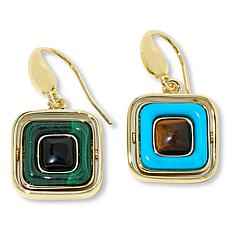 Connie Craig Carroll Jewelry Margot Gemstone Reversible Drop Earrings