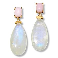 Connie Craig Carroll Jewelry Palmer Pear Gemstone Drop Earrings  