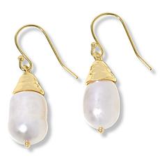 Connie Craig Carroll Jewelry Sue Ella Baroque Cultured Pearl Earrings