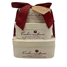 Cookies Con Amore 2 lb. 3-Tier Veneer Giftboxes