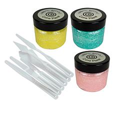 Cosmic Shimmer Luna Paste Trio and Bonus Palette Knife Set