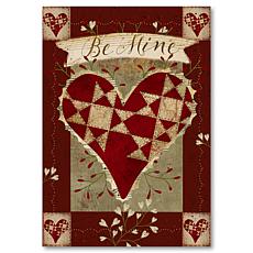 Courtside Market Be Mine Flag 24x36 Canvas Wall Art
