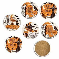 Courtside Market Spooktacular 4" x 4" Coaster Set