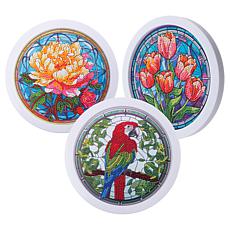 Craft Buddy Crystal Art Round Frame Kits - Set of 3