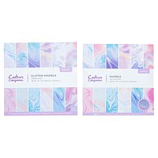 Crafters Companion 8"x 8" Marble Pads Collection 