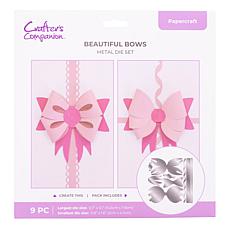 Crafter's Companion Beautiful Bows Die Set of 9