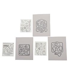 Crafter's Companion Cute Character Box Stamp and Die Set