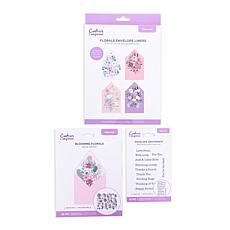 Crafter's Companion Floral Envelope Liner Kit - Set of 60